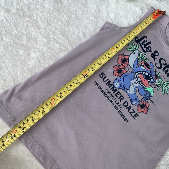 Disney Stitch Gray Tank Top 6/7 EUC Lilo & Stitch Small - Picture 5 of 8